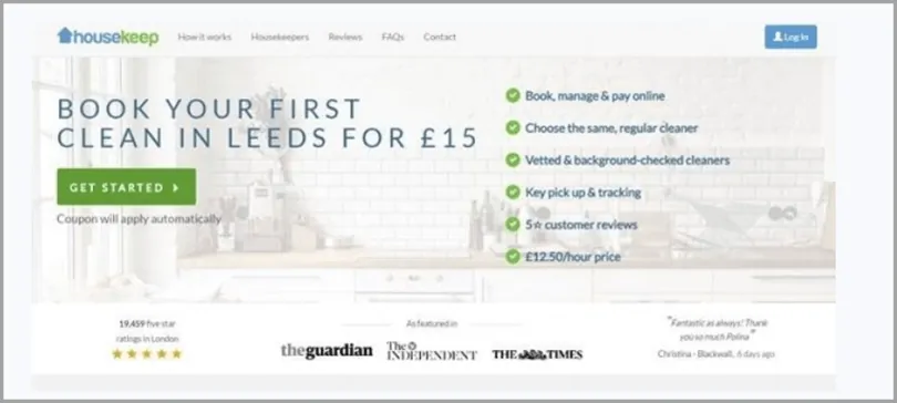 dynamic post-click landing pages